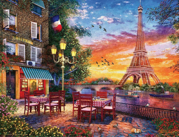 Paris Romance 500 Piece Jigsaw Puzzle for sale by Springbok Puzzles