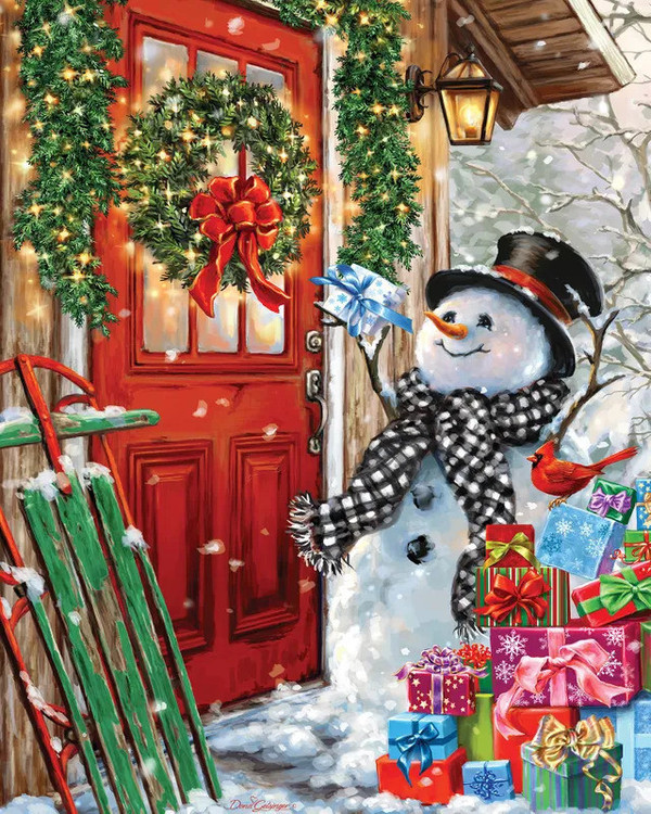 Delivering Gifts 1000 Piece Jigsaw Puzzle for sale by Springbok Puzzles