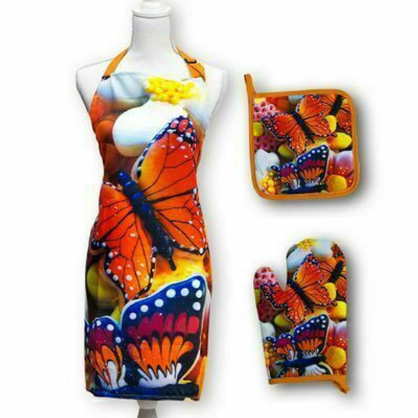 Butterfly Cookies Apron Set