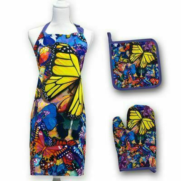 Butterfly Frenzy Apron Set